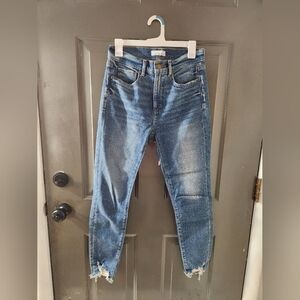 LOFT Womens Slim Fit Blue Jeans